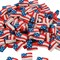 3/4" x 1/2" Bulk 144 Pc. Mini Patriotic USA Flag Rubber Erasers